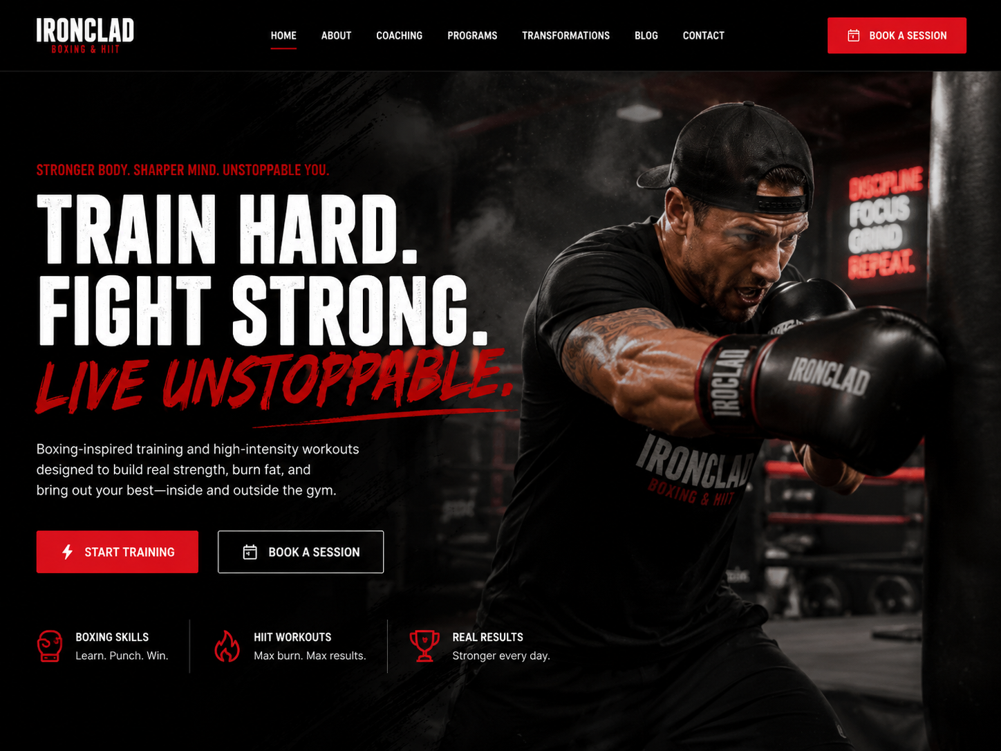 Ironclad, Boxing & HIIT