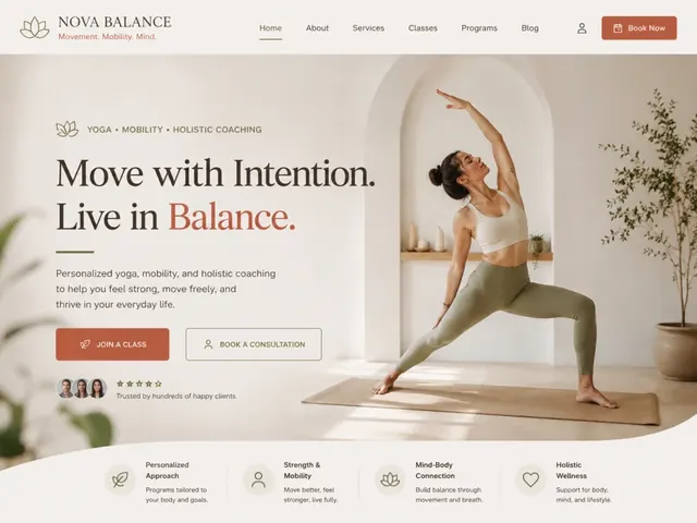 Nova Balance, Yoga & Mobility